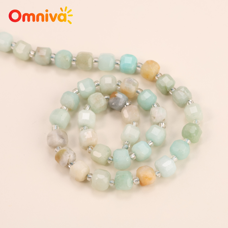 Jewelry Making Amazon - ชุดเครื่องประดับ Amazon Sugar Lump ลูกปัดหินธรรมชาติทรงเหลี่ยม สำหรับทำเครื่องประดับ