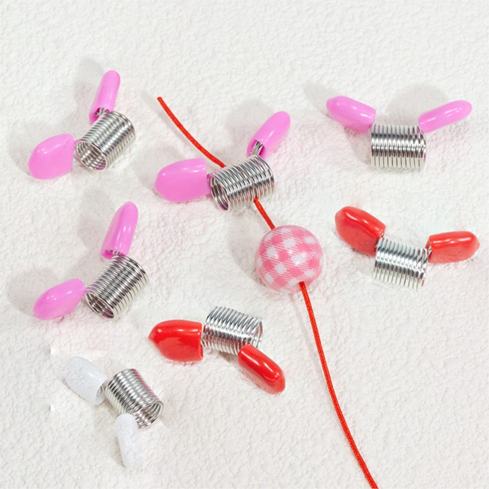 Jewelry Making Hand Tools - 5pcs ฤดูใบไม้ผลิลูกปัด Clamps Creative ปลายเครื่องประดับทําเครื่องมือป้องกันลูกปัด FALLING