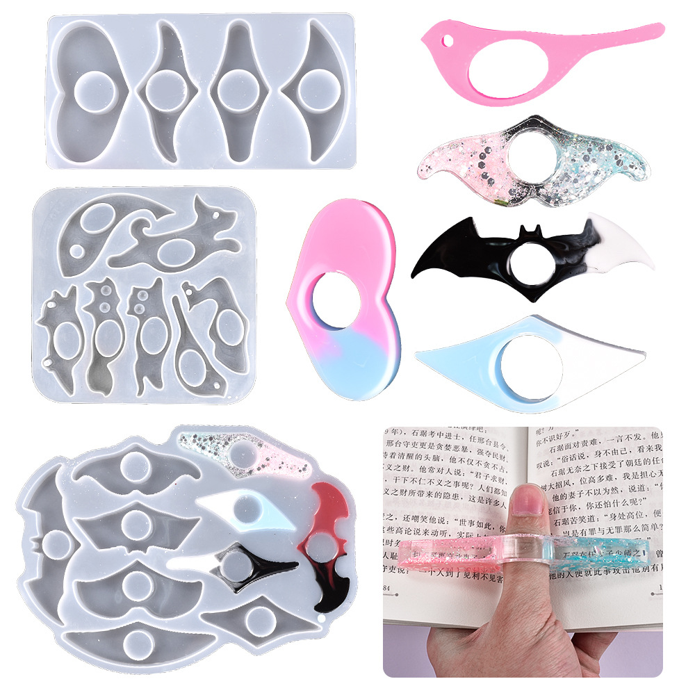 Jewelry Making Guide Book - DIY กระจกคริสตัลซิลิโคนแม่พิมพ์ Multi-สไตล์แหวนหนังสืออ่านเครื่องมือแหวนสำหรับเครื่องประดับทำ