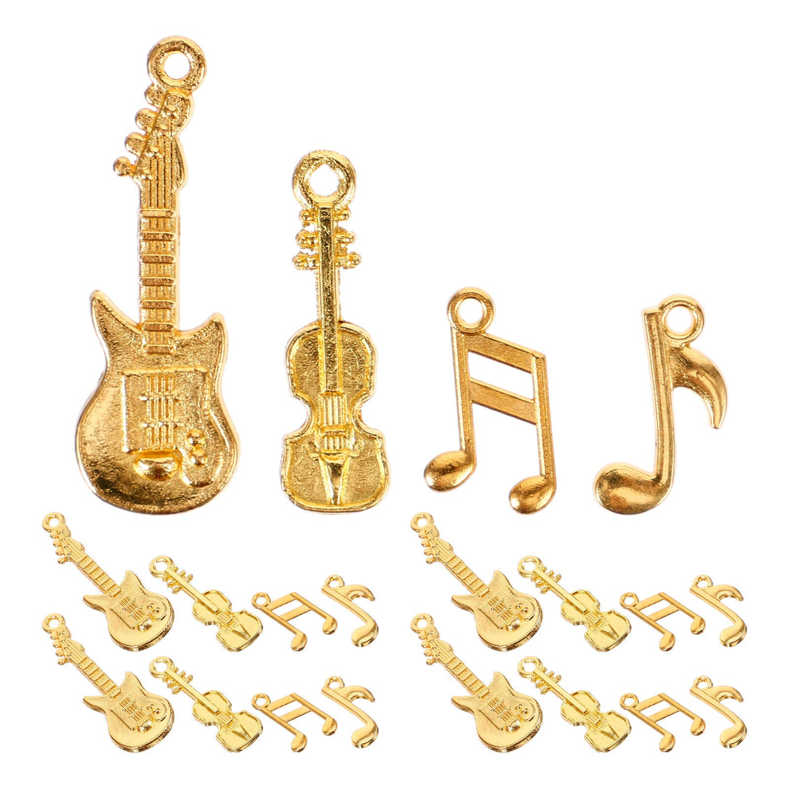 Jewelry Making Notes - ชุดจี้รูปโน้ตดนตรี 1 ชุด สำหรับทำเครื่องประดับ DIY สร้อยคอ
