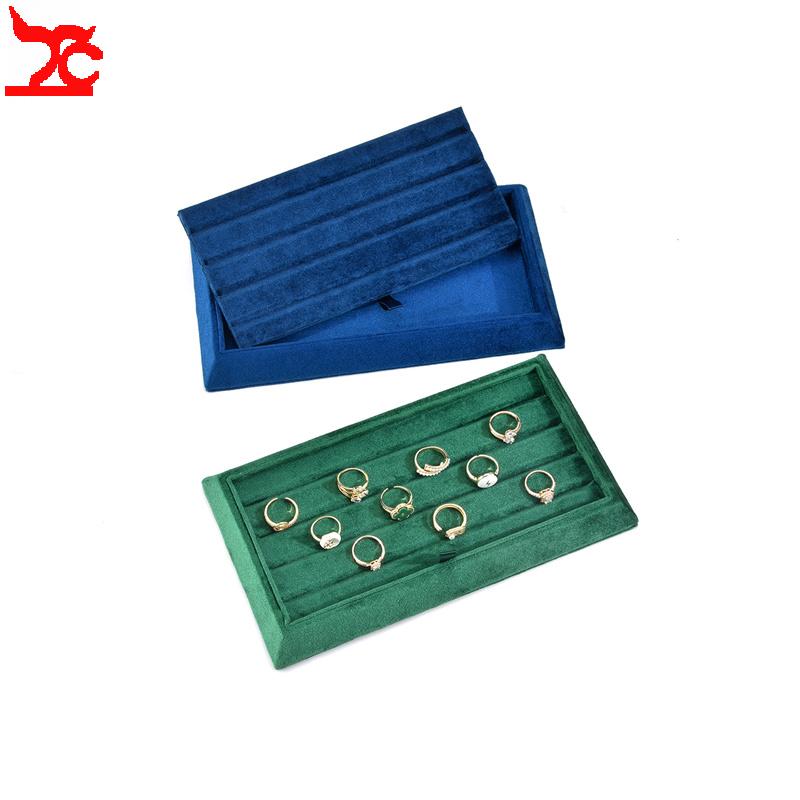 Bead Mat Velvet - ถาดกำมะหยี่เนื้อนุ่มสำหรับใส่แหวนเพชร ถาดโชว์อัญมณีระดับไฮเอนด์ แผ่นรองจัดแสดงลูกปัดและอัญมณี ถาดเก็บเครื่องประดับกำมะหยี่