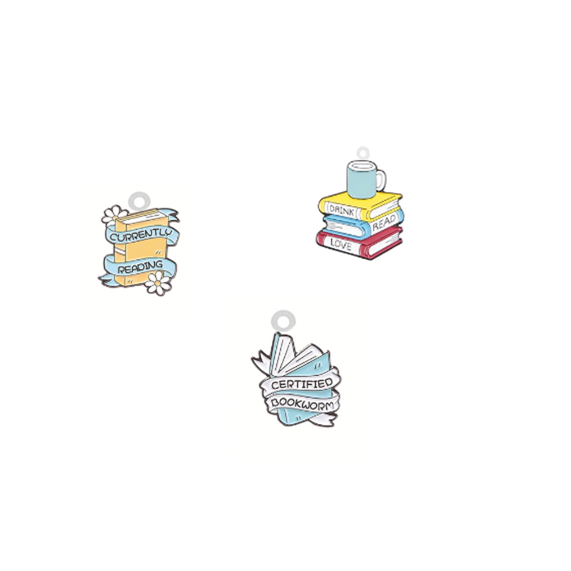 Jewelry Making Guide Book - อะคริลิคหนังสือ Charms สําหรับเครื่องประดับทํานักเรียนโรงเรียนอ่านจี้ DIY อุปกรณ์เสริมขายส่งจํานวนมากประมาณ 10PCS