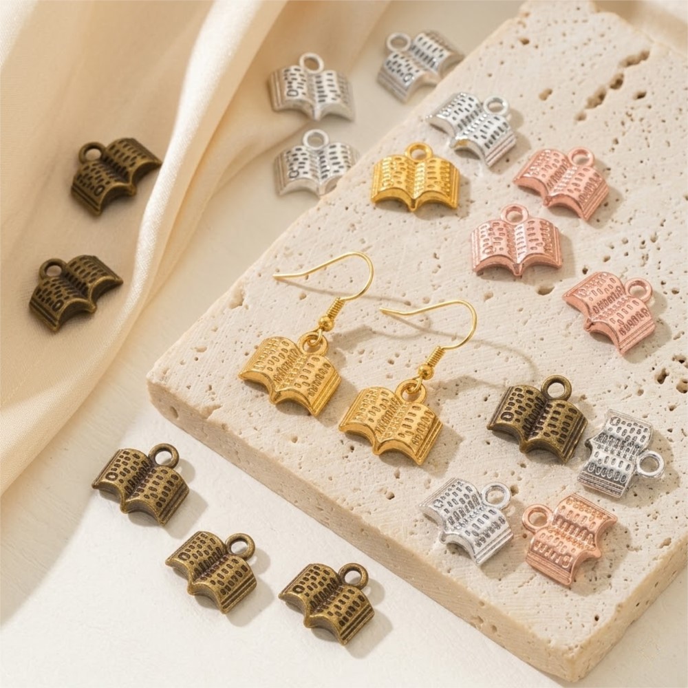 จี้รูปหนังสือเปิด 12x11 มม. จำ - Jewelry Making Guide Book บทวิจารณ์และราคา