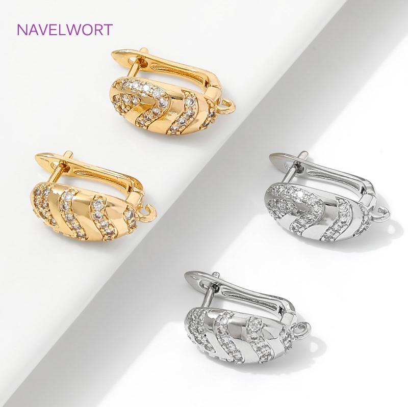 ทองเหลืองชุบทอง 18K Earwires F - Jewelry Making Kit บทวิจารณ์และราคา