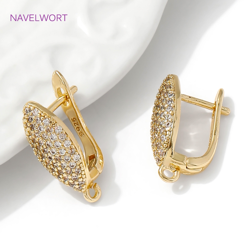 ทองเหลืองชุบทอง 18K Earwires F - Jewelry Making Kit บทวิจารณ์และราคา