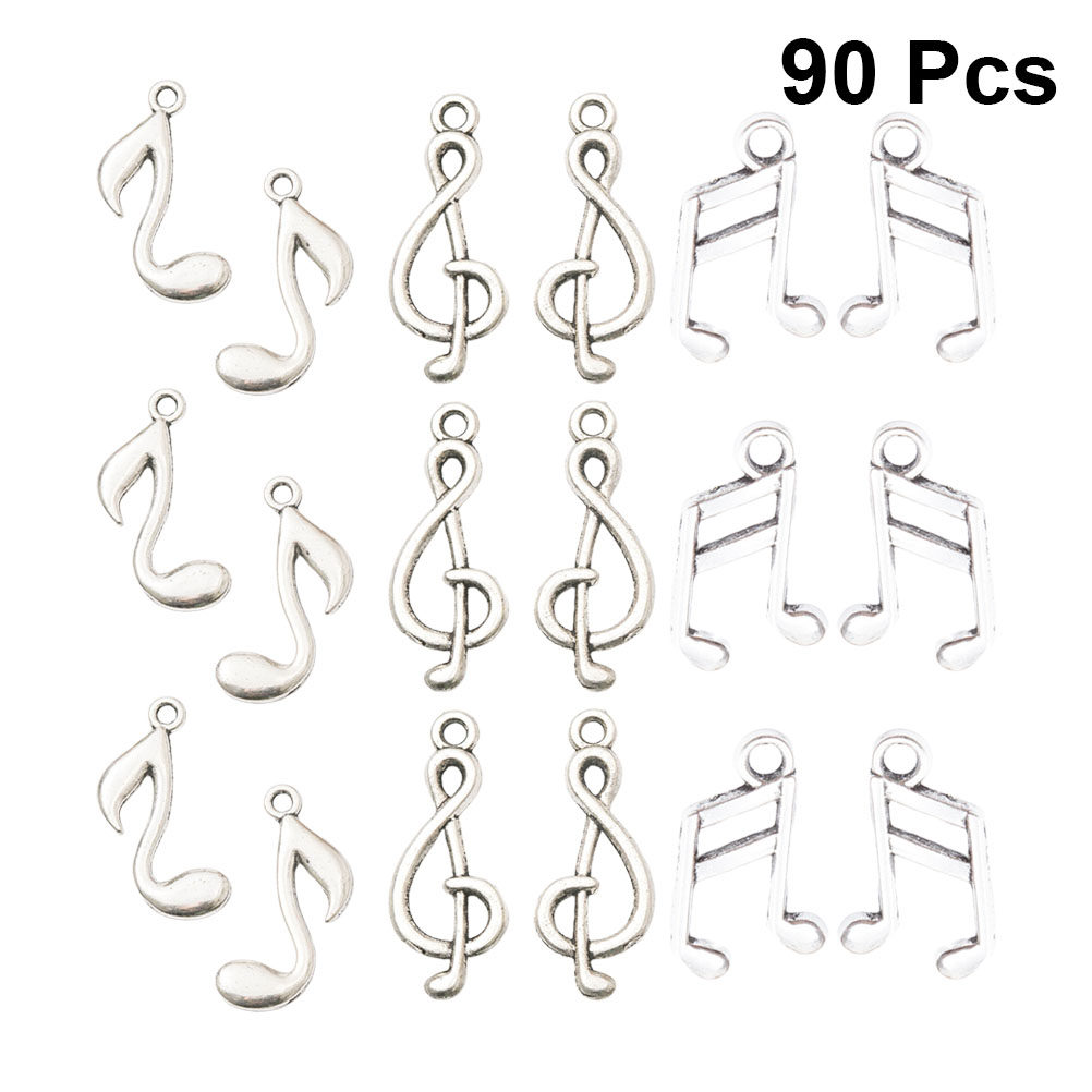 ชุดจี้รูปโน้ตดนตรี 90 ชิ้น สำห - Jewelry Making Notes บทวิจารณ์และราคา
