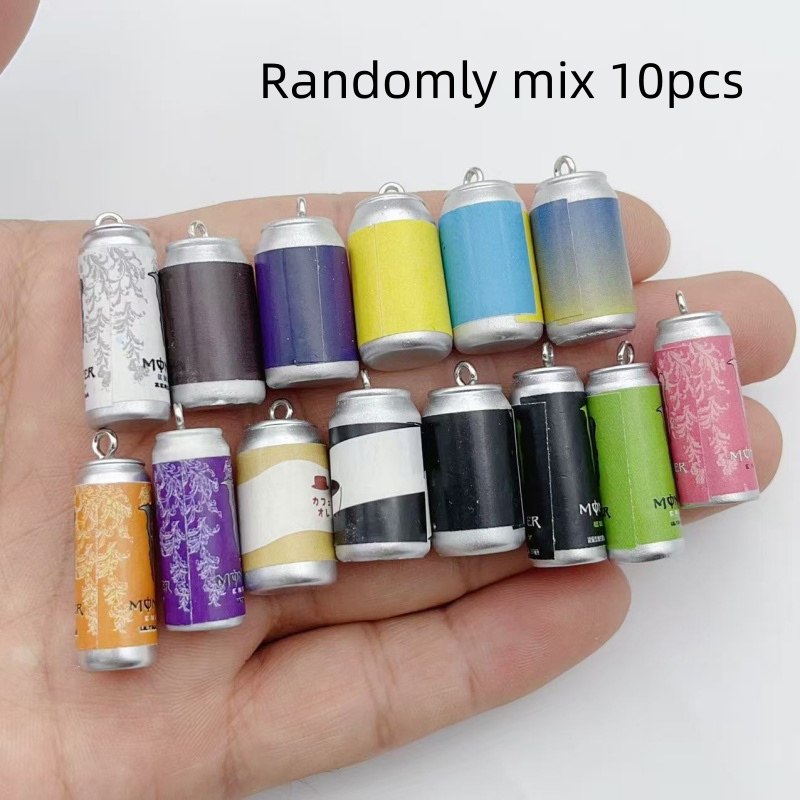 10 ชิ้น จี้เรซินรูปกระป๋องเครื - Jewelry Making Factory บทวิจารณ์และราคา