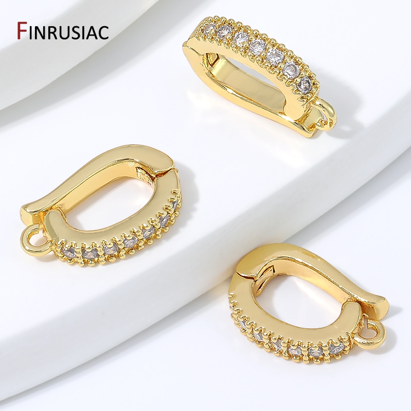 ตัวล็อกจี้แบบมีบานพับชุบทอง 18 - Jewelry Making Factory บทวิจารณ์และราคา
