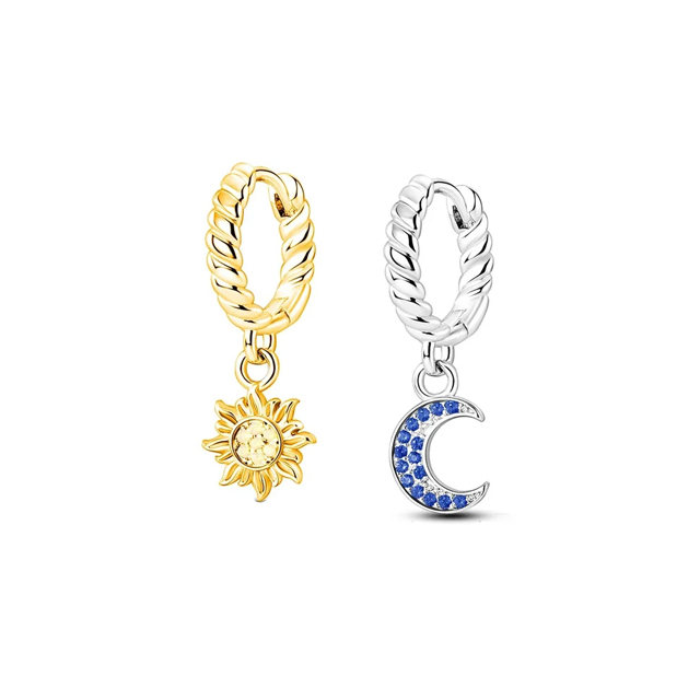ต่างหูเงินแท้ 925 รูปทรงโบว์คู - Jewelry Making Knots บทวิจารณ์และราคา