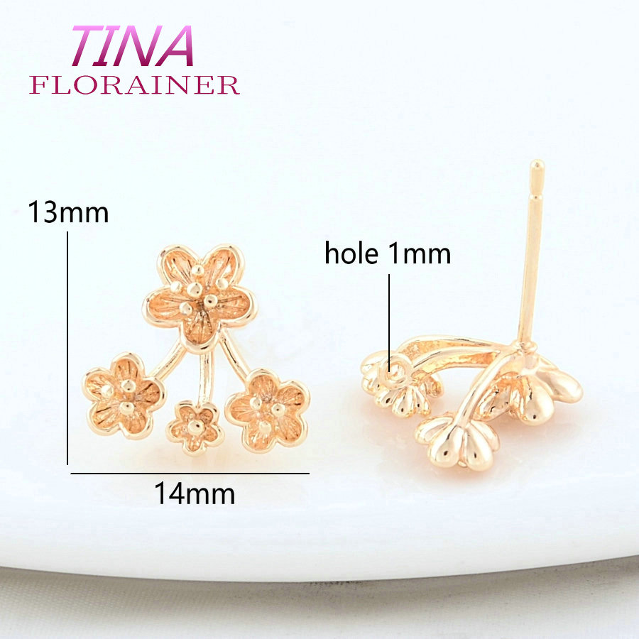 13*14 มม.18K Gold สีชุบทองเหลื - Jewelry Making Set บทวิจารณ์และราคา