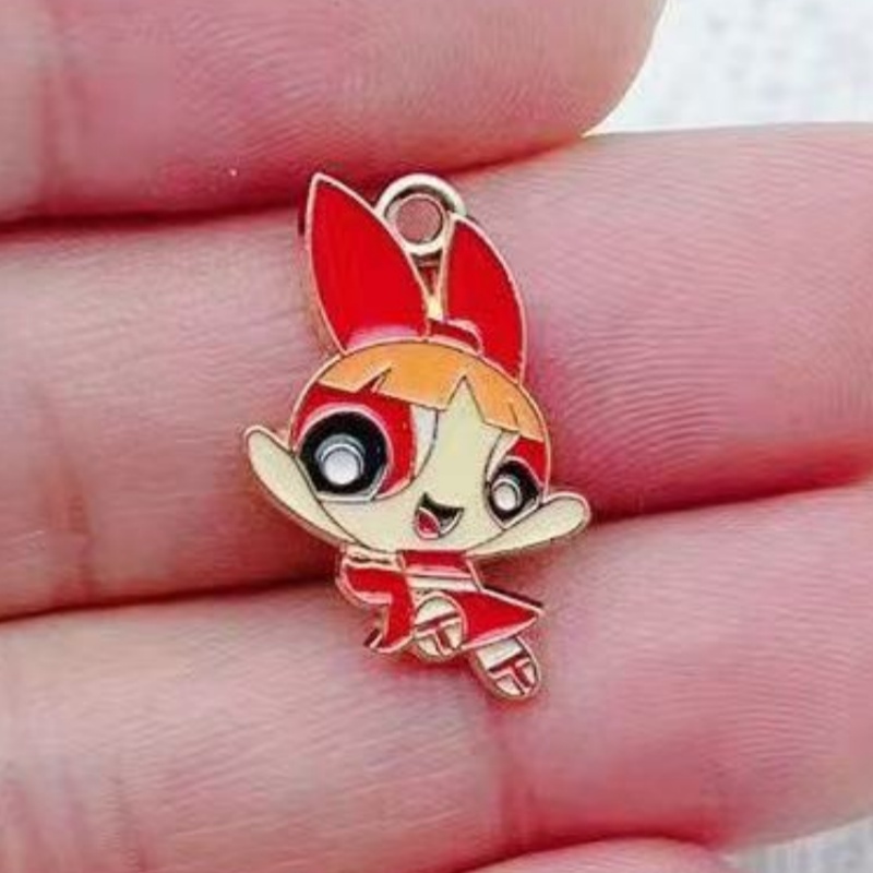จี้รูปการ์ตูนสาวน้อยเคลือบน้ำม - Jewelry Making Factory บทวิจารณ์และราคา