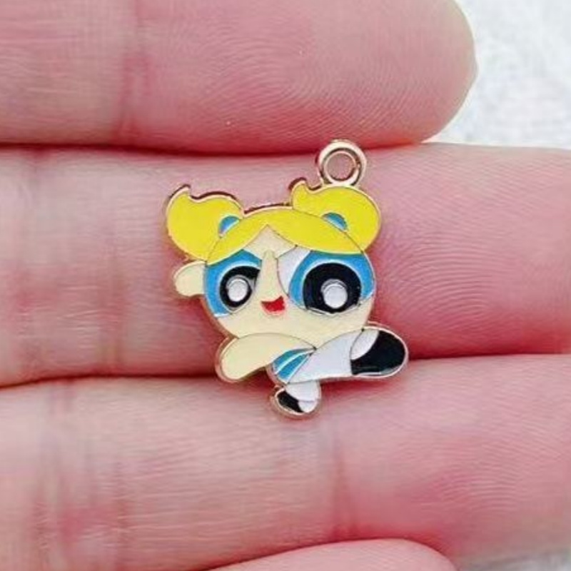 จี้รูปการ์ตูนสาวน้อยเคลือบน้ำม - Jewelry Making Factory บทวิจารณ์และราคา