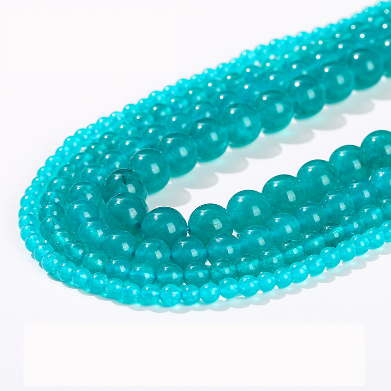 ลูกปัดหินธรรมชาติสีอเมซอน คาลซ - Jewelry Making Amazon บทวิจารณ์และราคา