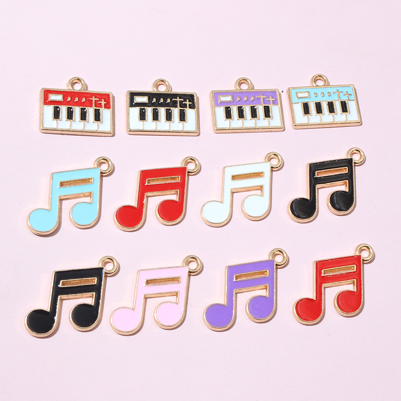 20ชิ้นโน้ตดนตรีเสน่ห์จี้20x18ม - Jewelry Making Notes บทวิจารณ์และราคา