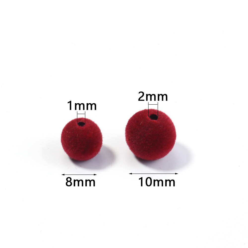 ลูกปัดเรซิ่นกำมะหยี่สี ขนาด 8- - Bead Mat Velvet บทวิจารณ์และราคา