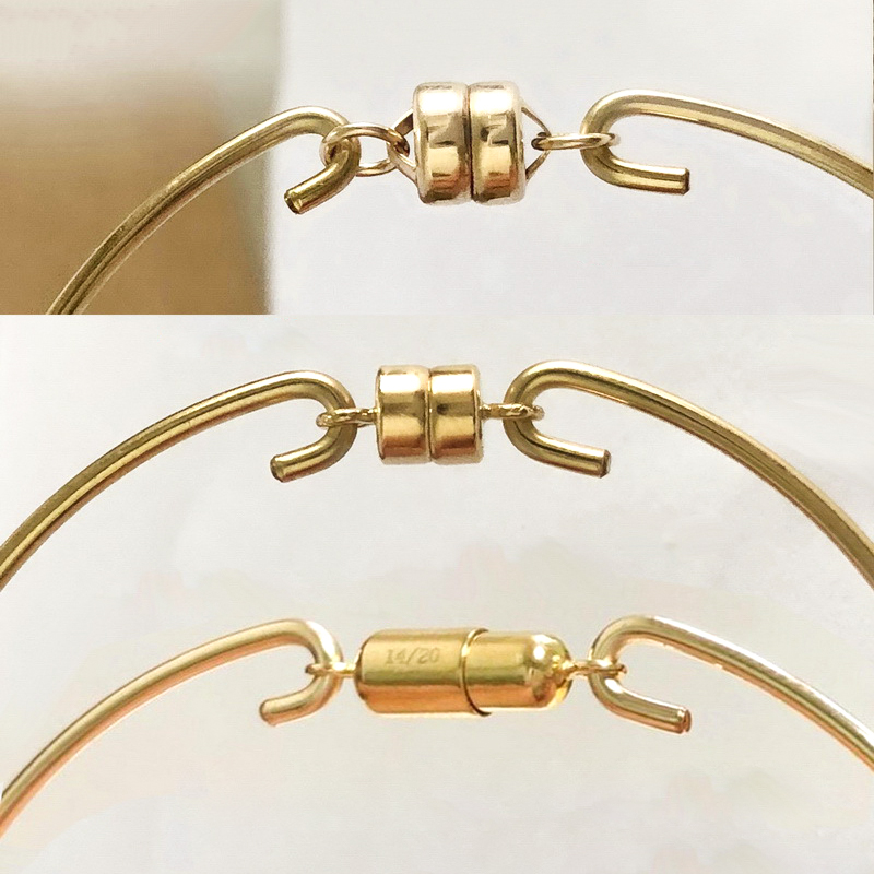 ตัวล็อกแม่เหล็กแบบเติมทอง 14K  - Jewelry Making Set บทวิจารณ์และราคา