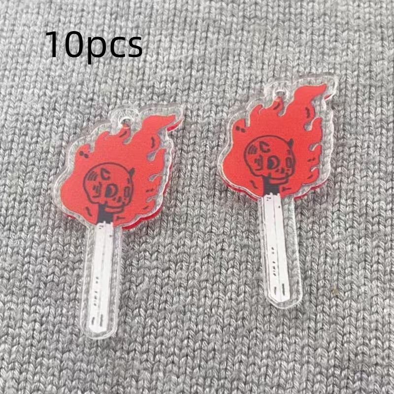 จี้อะคริลิคทรงหัวกะโหลก 10 ชิ้ - Jewelry Making Factory บทวิจารณ์และราคา