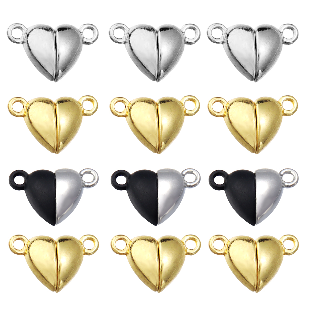 ตัวล็อคแม่เหล็กรูปหัวใจโลหะผสม - Jewelry Making Factory บทวิจารณ์และราคา
