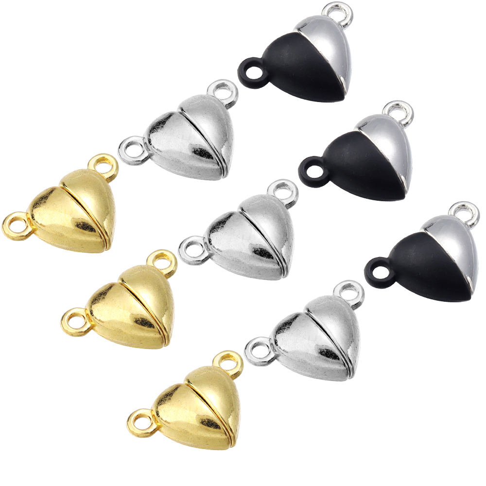ตัวล็อคแม่เหล็กรูปหัวใจโลหะผสม - Jewelry Making Factory บทวิจารณ์และราคา