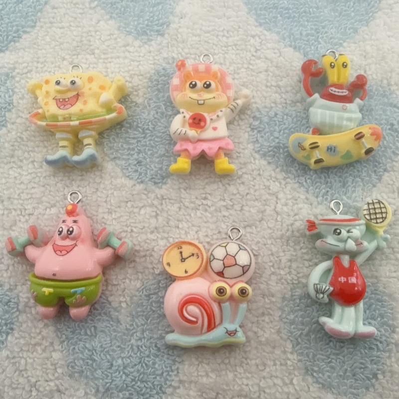 จี้เรซิ่นลายการ์ตูน 10 ชิ้น, ต - Jewelry Making Factory บทวิจารณ์และราคา