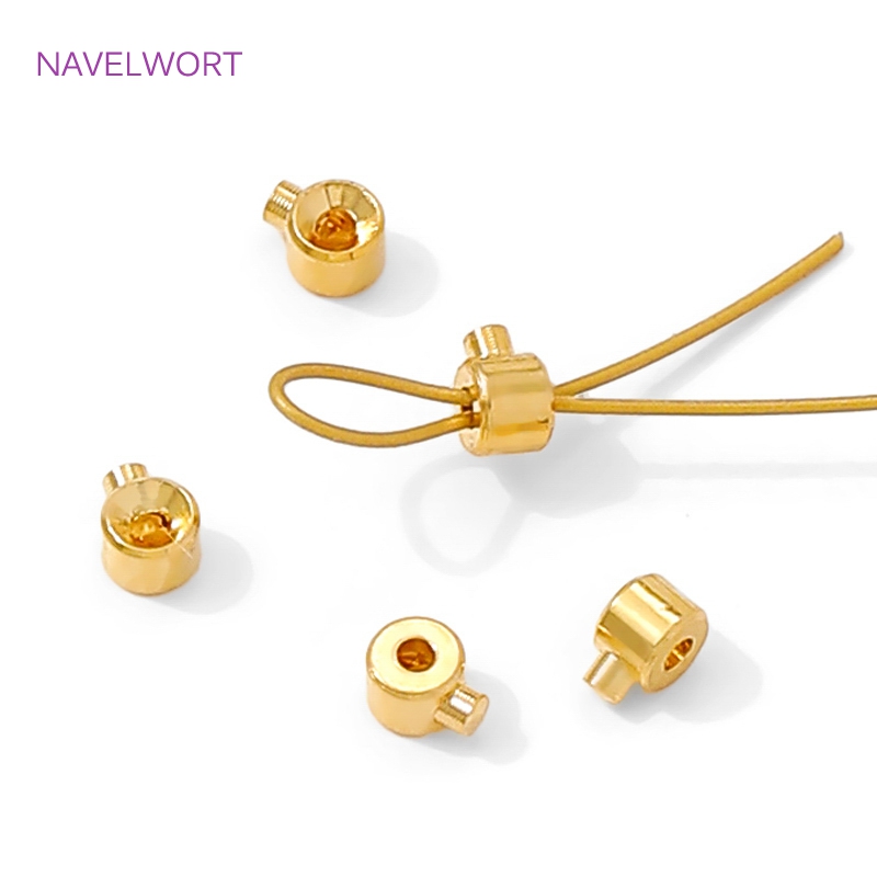 ลูกปัดปลายจีบชุบทอง 18K ทรงกลม - Jewelry Making Light บทวิจารณ์และราคา