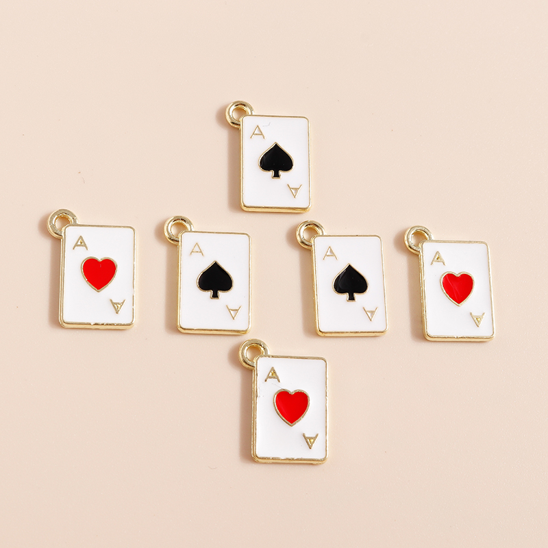 10Pcs เกมโป๊กเกอร์ Ace Broadwa - Jewelry Making Game บทวิจารณ์และราคา