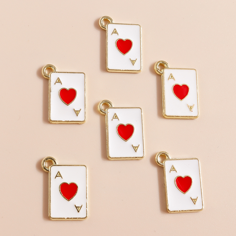 10Pcs เกมโป๊กเกอร์ Ace Broadwa - Jewelry Making Game บทวิจารณ์และราคา