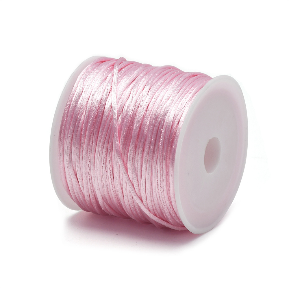 1.5 มม.หัตถกรรมซาติน Rattail ส - Jewelry Making Knots บทวิจารณ์และราคา