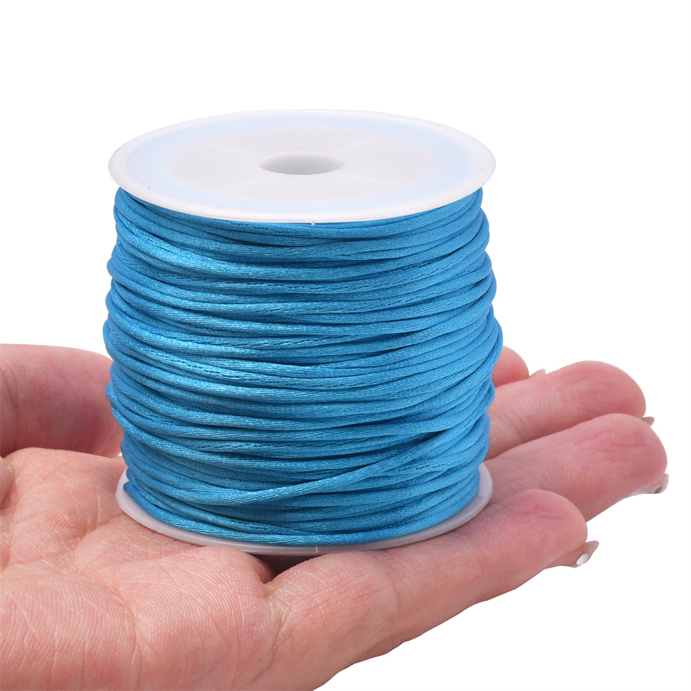 1.5 มม.หัตถกรรมซาติน Rattail ส - Jewelry Making Knots บทวิจารณ์และราคา