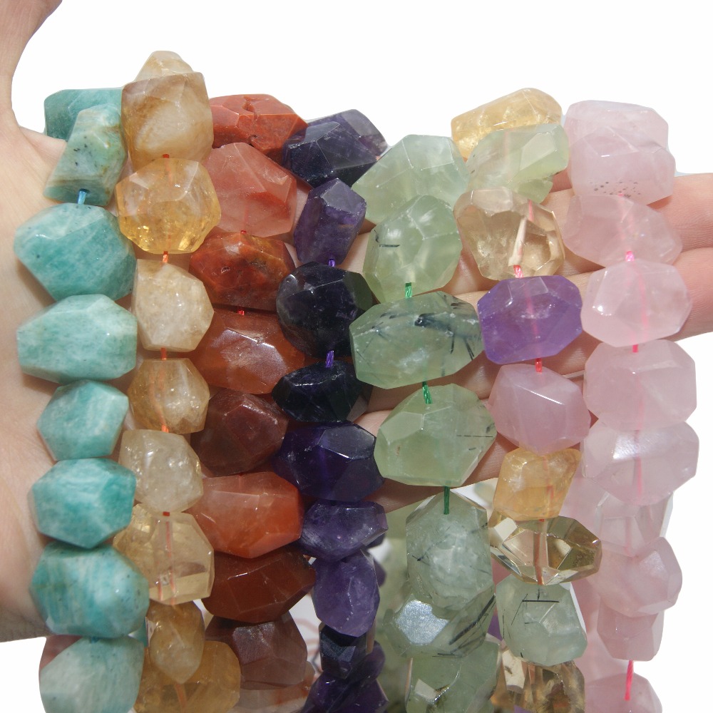 หินธรรมชาติรูปร่างไม่สม่ําเสมอ - Jewelry Making Amazon บทวิจารณ์และราคา