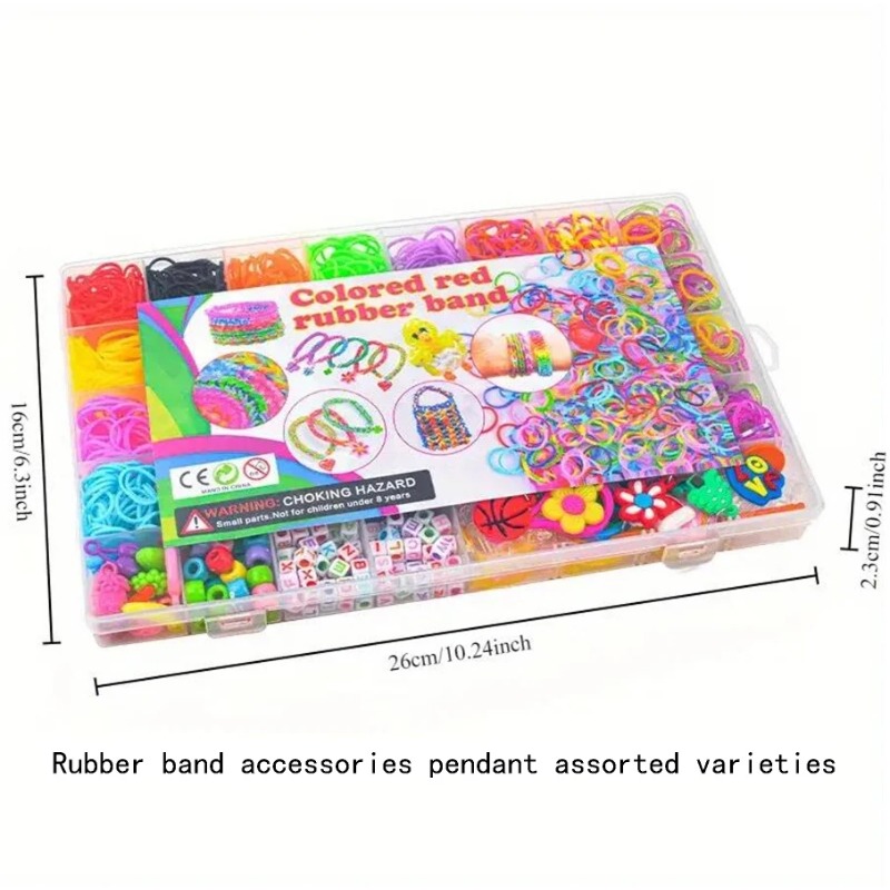 4300 ชิ้น+ ชุดยางรัดหลากสี 32  - Jewelry Making Kit บทวิจารณ์และราคา