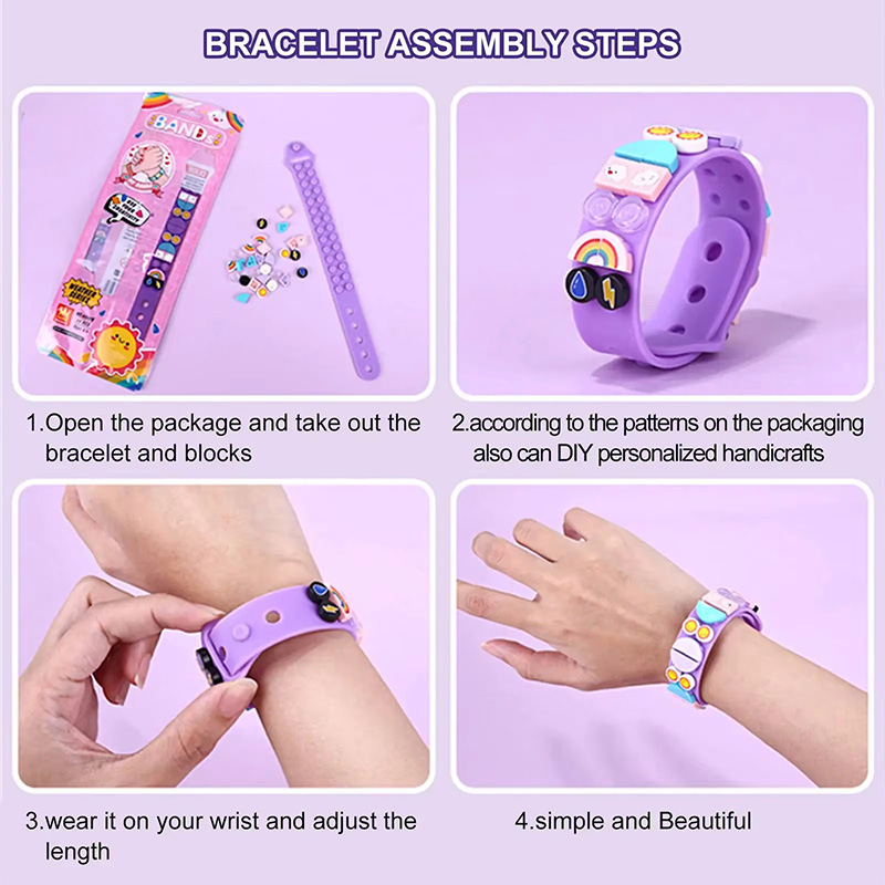 6 ชิ้น/เซ็ตเด็กบล็อกอาคาร Dots - Jewelry Making Kit บทวิจารณ์และราคา