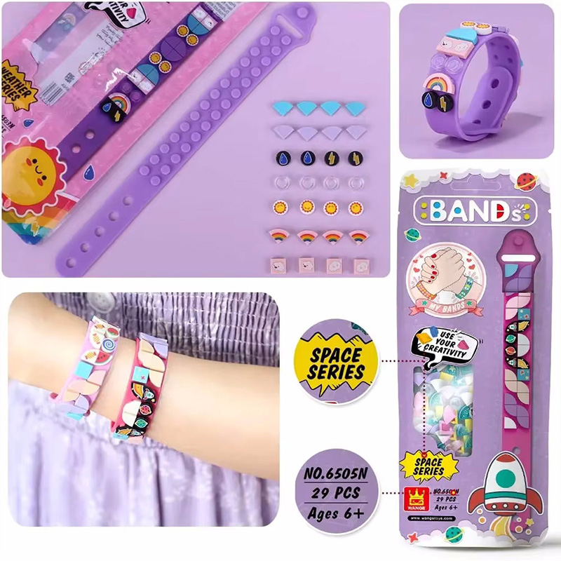 6 ชิ้น/เซ็ตเด็กบล็อกอาคาร Dots - Jewelry Making Kit บทวิจารณ์และราคา