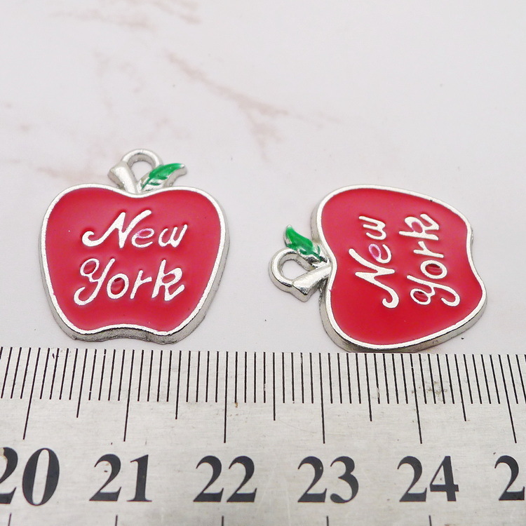 จี้ห้อยเคลือบลายแอปเปิ้ลนิวยอร - Jewelry Making York บทวิจารณ์และราคา