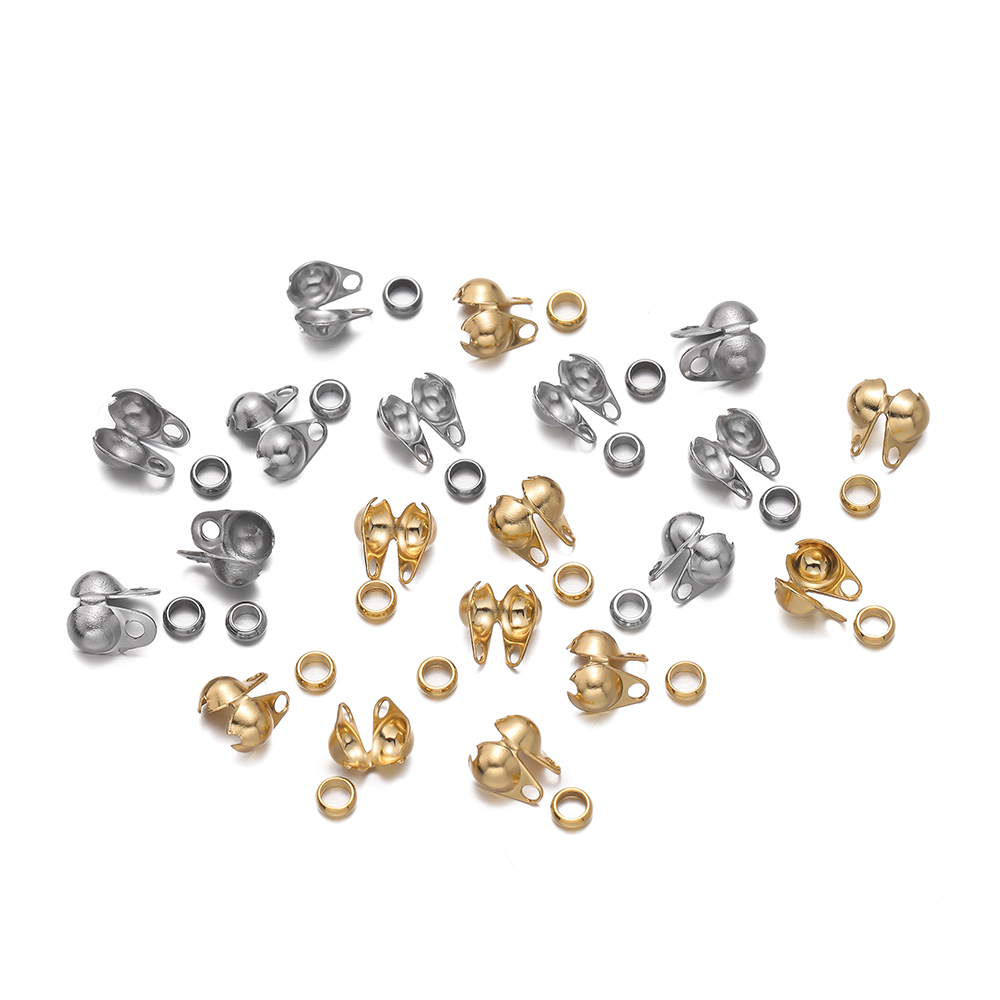 1 ชุดสแตนเลสสตีล CRIMP ลูกปัดเ - Jewelry Making Knots บทวิจารณ์และราคา