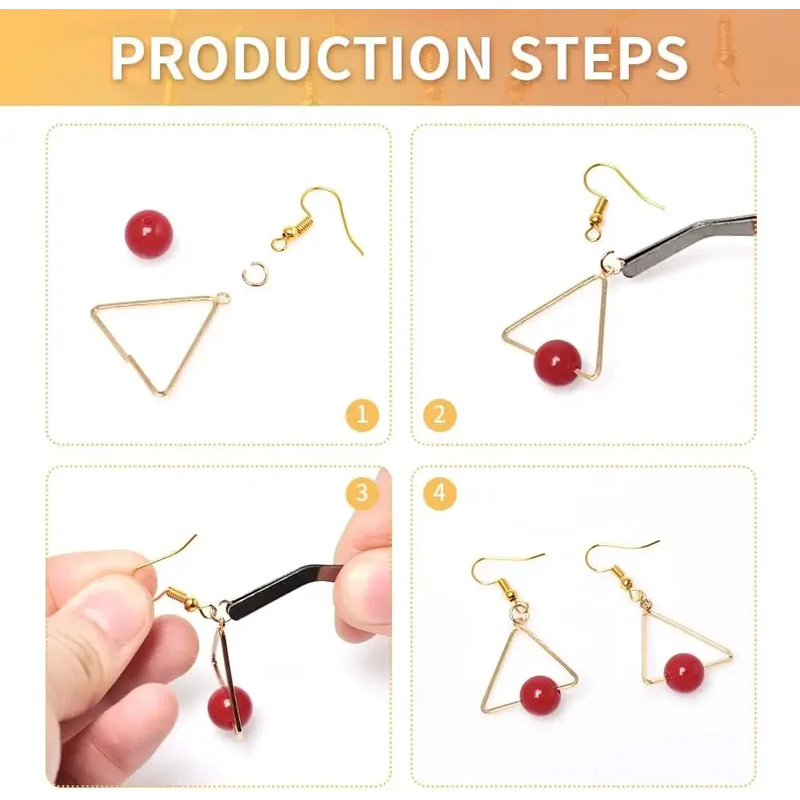 อุปกรณ์ทำต่างหู DIY 100/500 ชิ - Jewelry Making Factory บทวิจารณ์และราคา