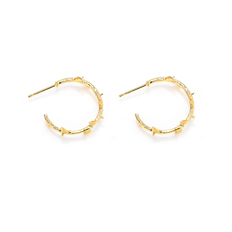 6PCS 18K Gold สีทองเหลืองครึ่ง - Jewelry Making Set บทวิจารณ์และราคา