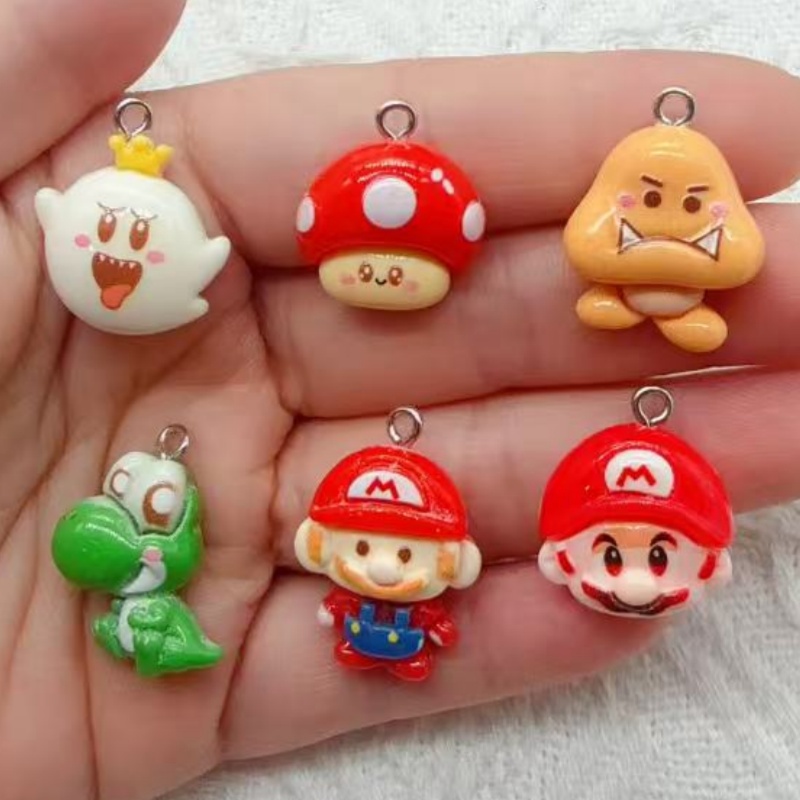 จี้การ์ตูนเรซิน 10 ชิ้น, อุปกร - Jewelry Making Factory บทวิจารณ์และราคา