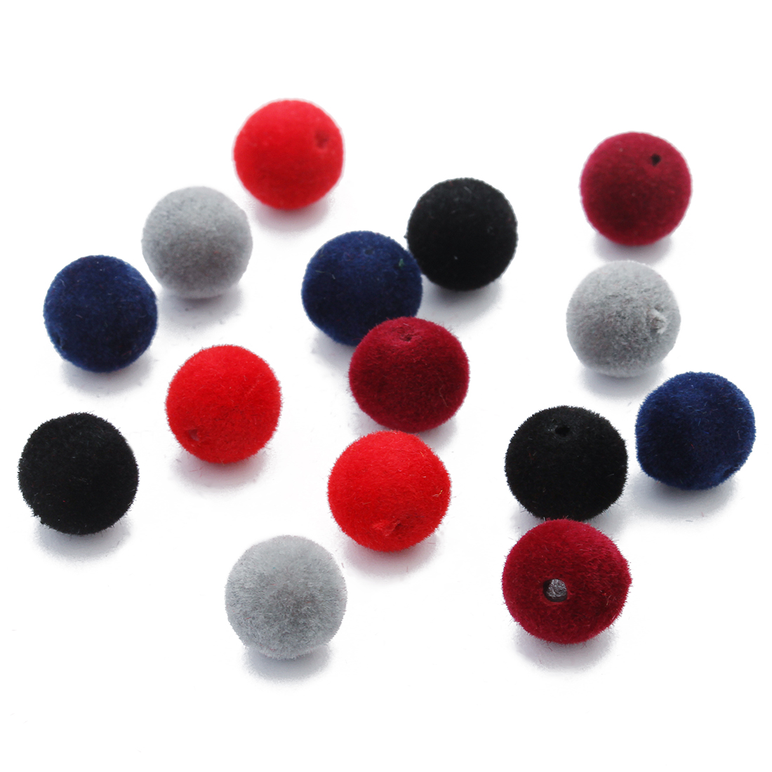 100 ชิ้น/ล็อตลึกสีกํามะหยี่พื้ - Bead Mat Velvet บทวิจารณ์และราคา
