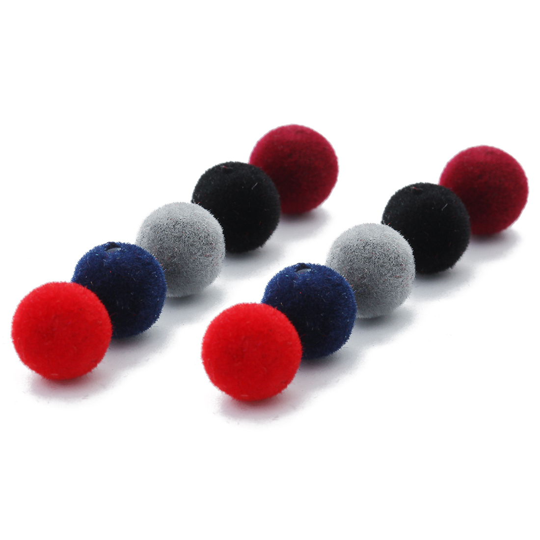 100 ชิ้น/ล็อตลึกสีกํามะหยี่พื้ - Bead Mat Velvet บทวิจารณ์และราคา