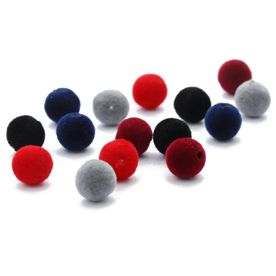 100 ชิ้น/ล็อตลึกสีกํามะหยี่พื้ - Bead Mat Velvet บทวิจารณ์และราคา