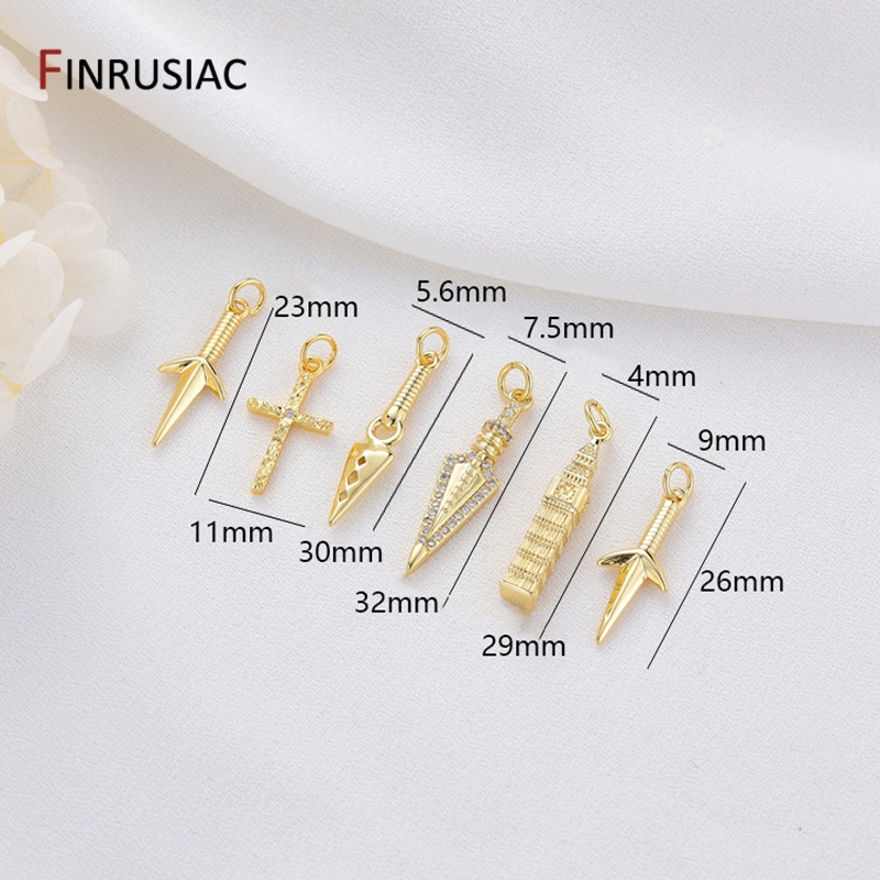 จี้ทอง 14K ชุบทองเหลือง รูปไม้ - Jewelry Making In London บทวิจารณ์และราคา
