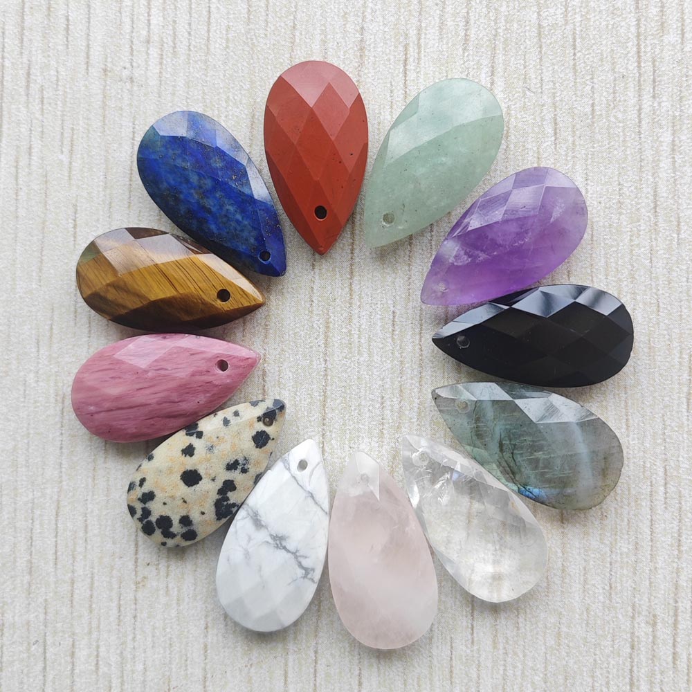 หินอเมซอนธรรมชาติที่สวยงาม ทรง - Jewelry Making Amazon บทวิจารณ์และราคา