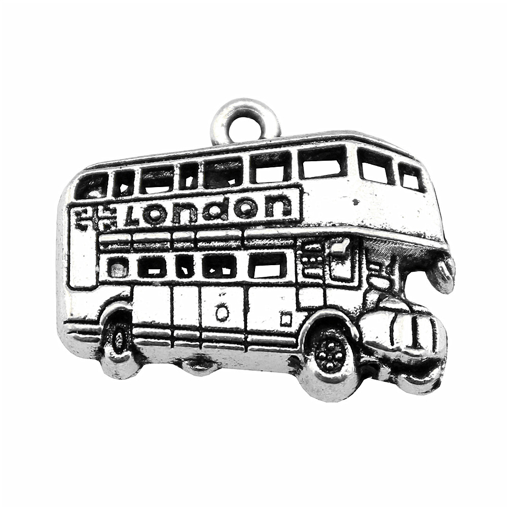 จี้รูปรถบัสลอนดอน WYSIWYG 10 ช - Jewelry Making In London บทวิจารณ์และราคา