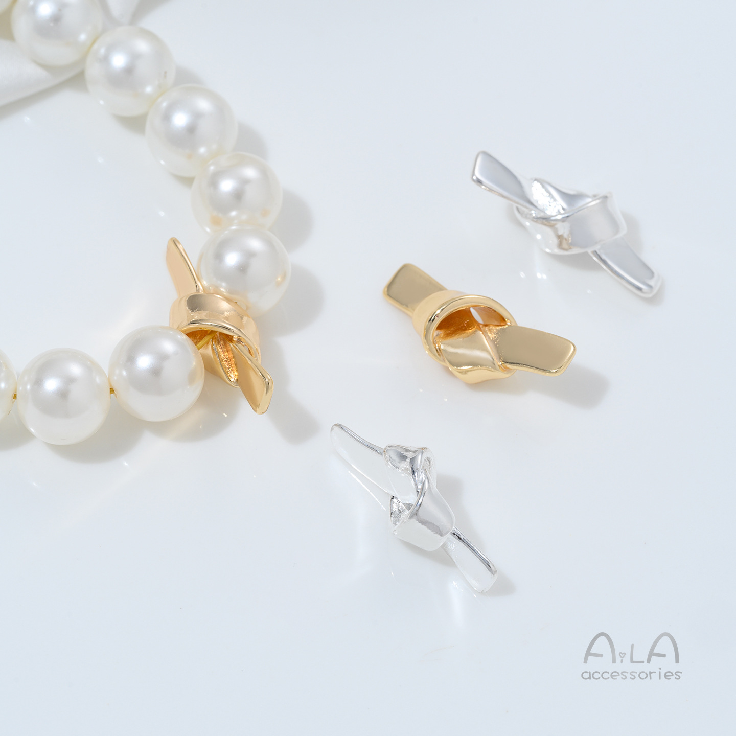 ลูกปัดรูปโบว์เคลือบทองแดง 14K  - Jewelry Making Knots บทวิจารณ์และราคา