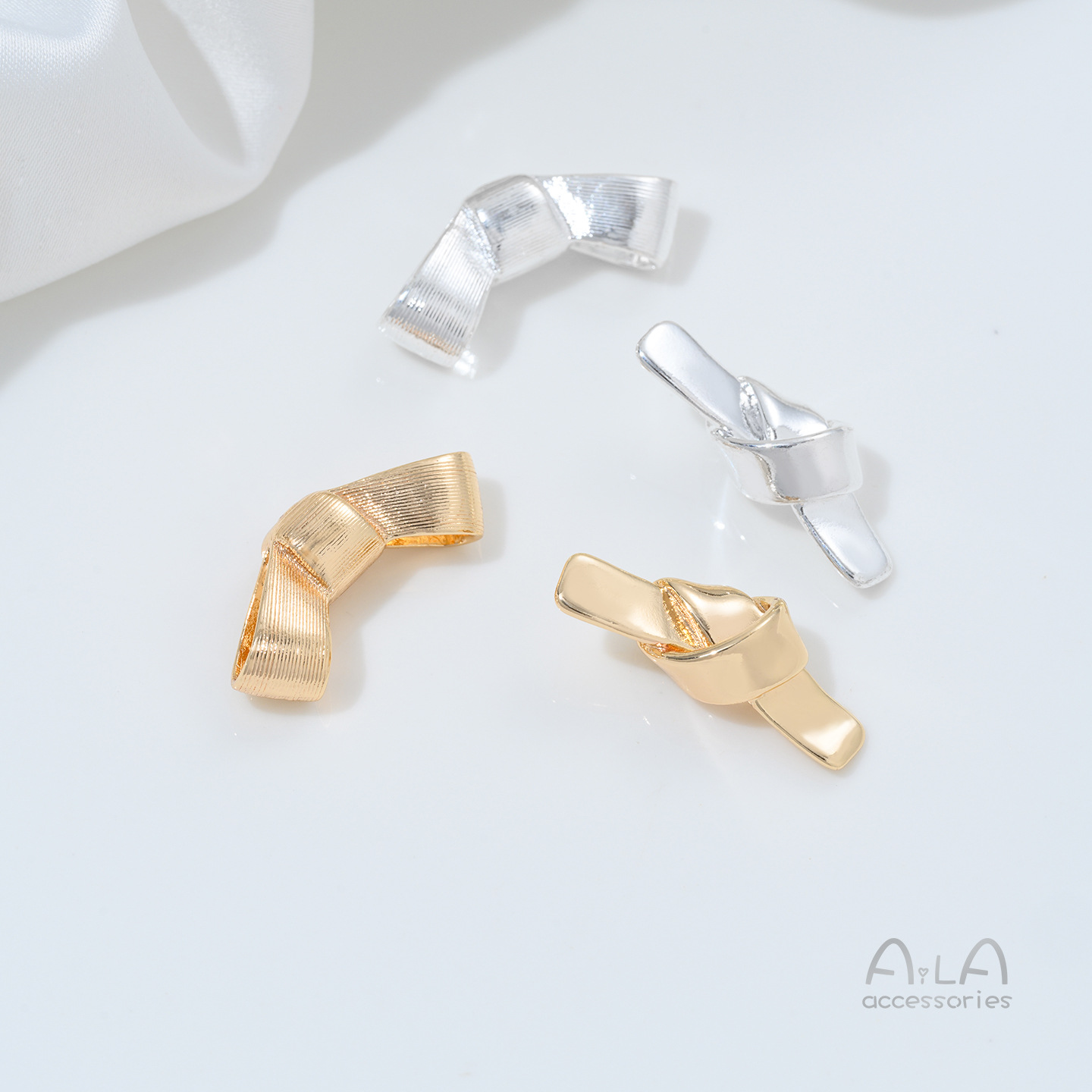 ลูกปัดรูปโบว์เคลือบทองแดง 14K  - Jewelry Making Knots บทวิจารณ์และราคา
