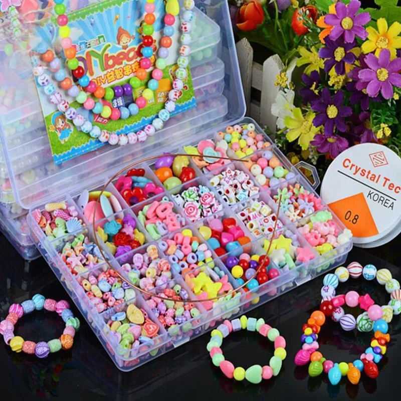 ชุดลูกปัด DIY สำหรับสาวๆชุดทำเ - Jewelry Making Kit For Kids บทวิจารณ์และราคา